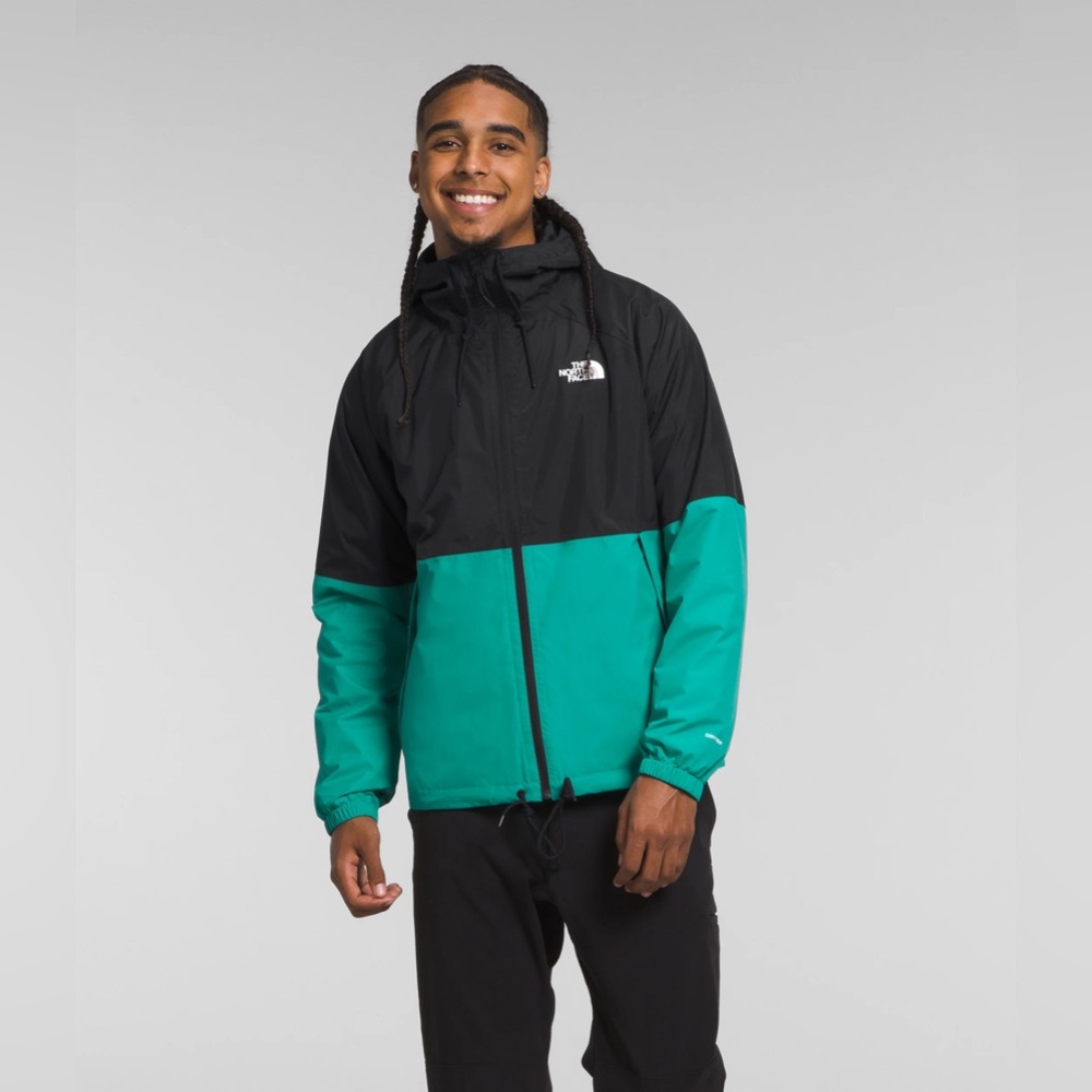 The North Face Antora Men’s Rain Hoodie in Lichen Teal